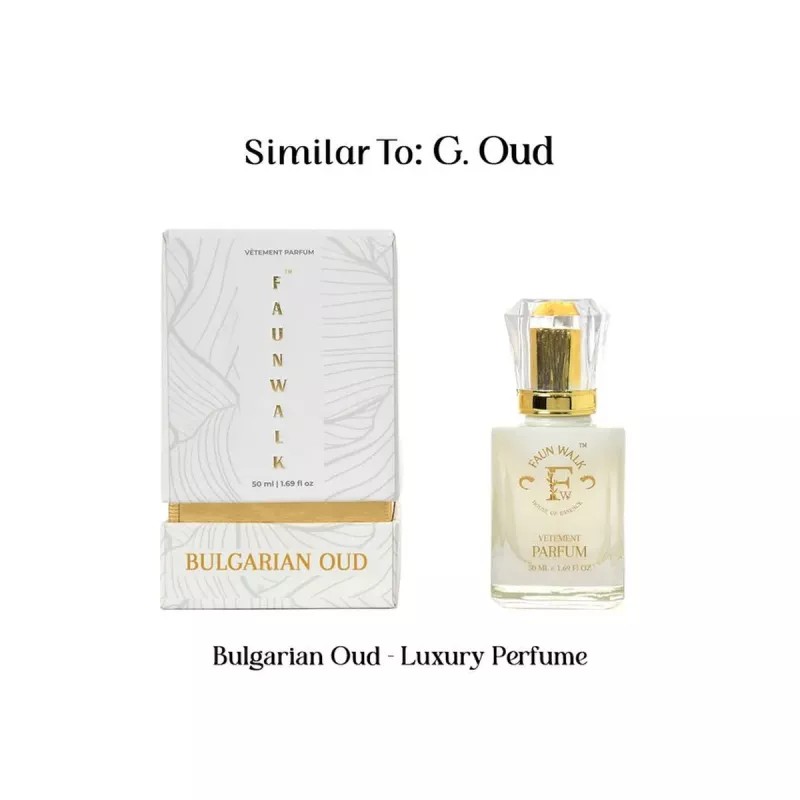 Faun Walk Bulgarian Oud Similar to G.Oud Perfume (Buy 1 Free Get 1) (Buy 1 Perfume 50ml Get Free 20ml Perfume) (1Pack)