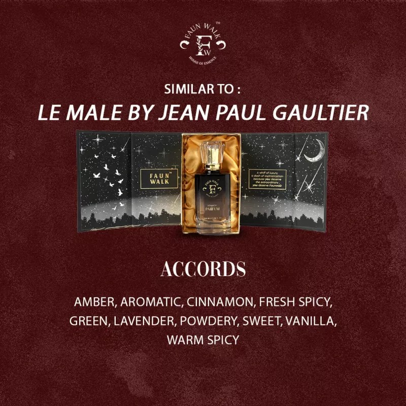 Faun Walk Sensual spice Similar to Ultra Mal Perfume For Men (Buy 1 Free Get 1) (Buy 1 Perfume 50ml Get Free 20ml Perfume) (1Pack)