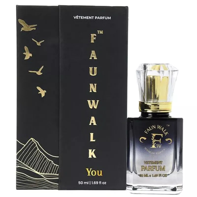 Faun Walk You Luxury Perfume for Men (Buy 1 Free Get 1) (Buy 1 Perfume 50ml Get Free 20ml Perfume) (1Pack)