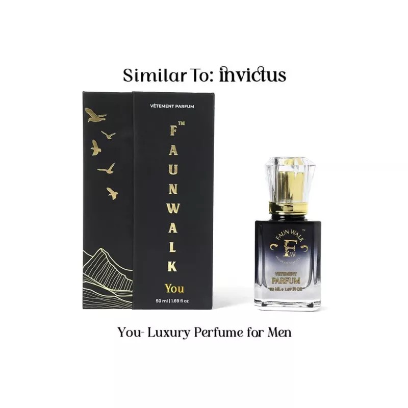 Faun Walk You Luxury Perfume for Men (Buy 1 Free Get 1) (Buy 1 Perfume 50ml Get Free 20ml Perfume) (1Pack)