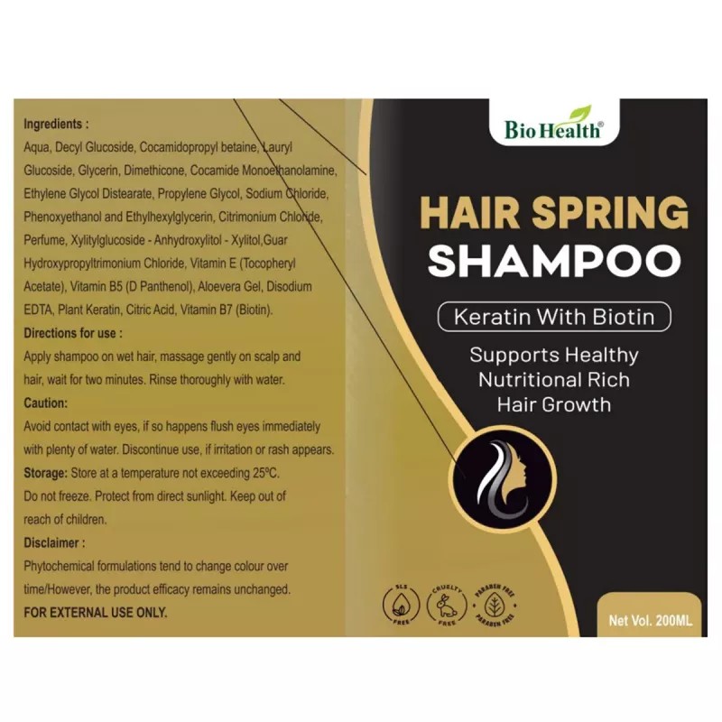 Bio Health Hair Spring Shampoo (200ml)