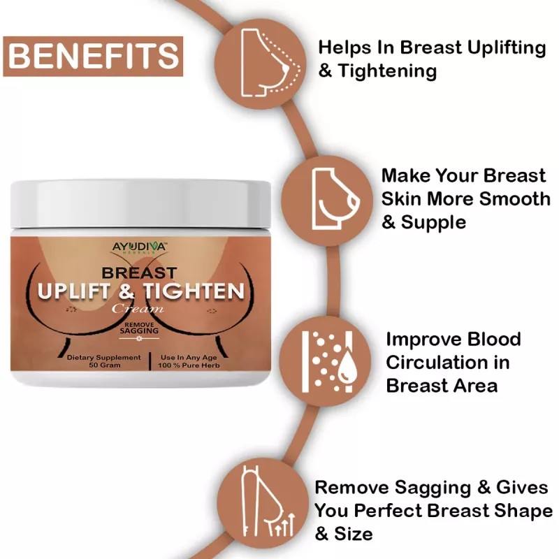 Ayudiva Herbals Breast Uplift & Tighten Cream (50g)