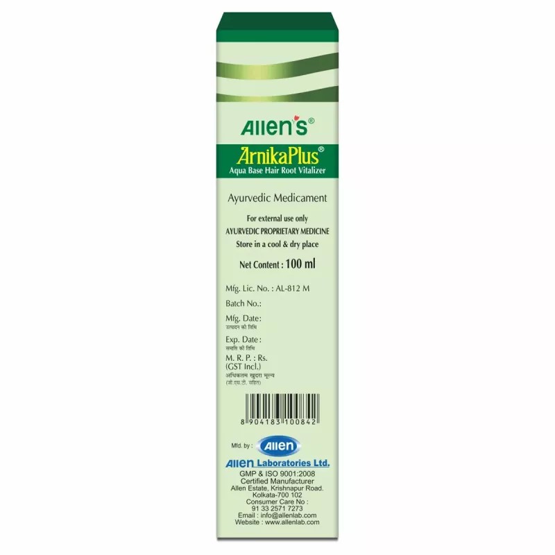 Allen Labs Arnika Plus Hair Root Vitalizer (100ml, Pack of 2)