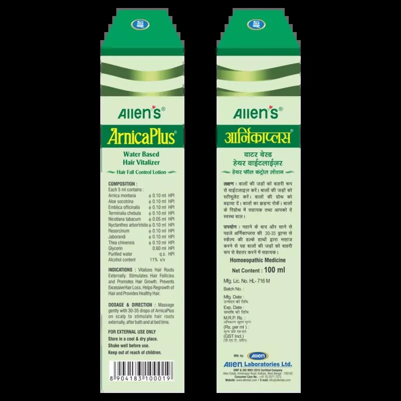 Allen Labs Arnica Plus Hair Lotion (100ml)