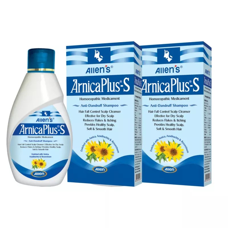 Allen Labs Arnica Plus S - Anti Dandruff Shampoo (100ml, Pack of 2)