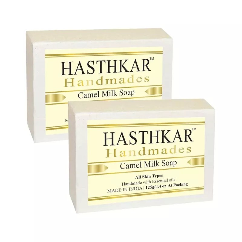 Hasthkar Handmades Camel Milk Soap (125g, Pack of 2)