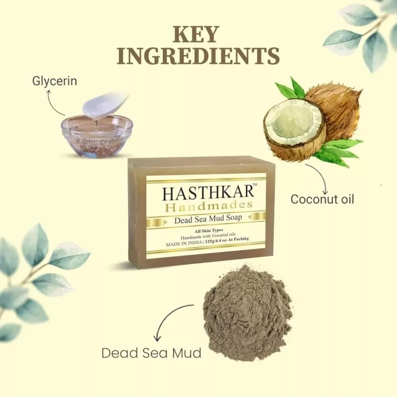 Hasthkar Handmades Dead Sea Mud Soap (125g)