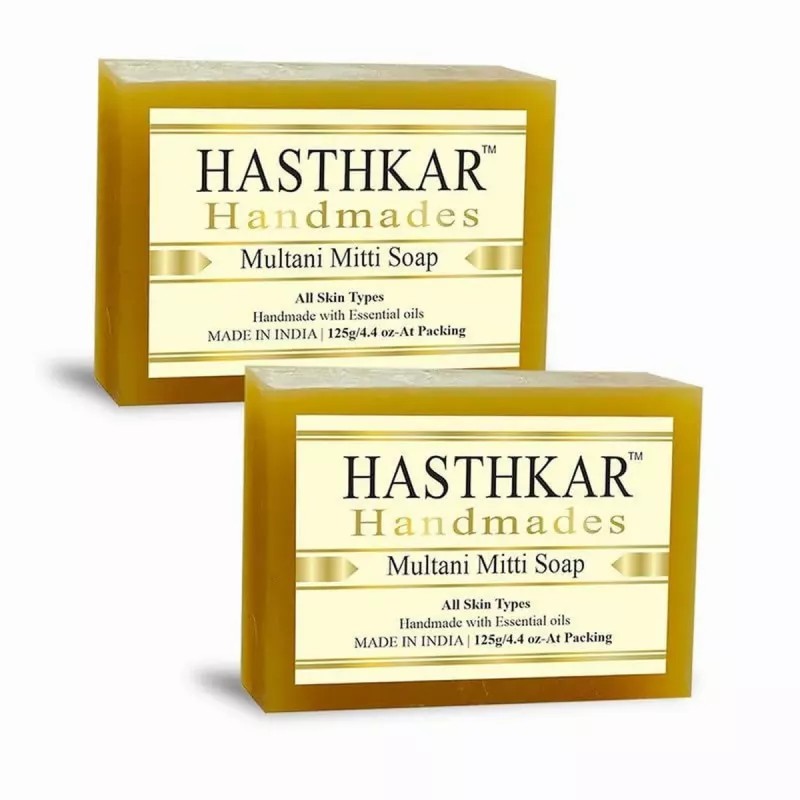 Hasthkar Handmades Multani Mitti Soap (125g, Pack of 2)