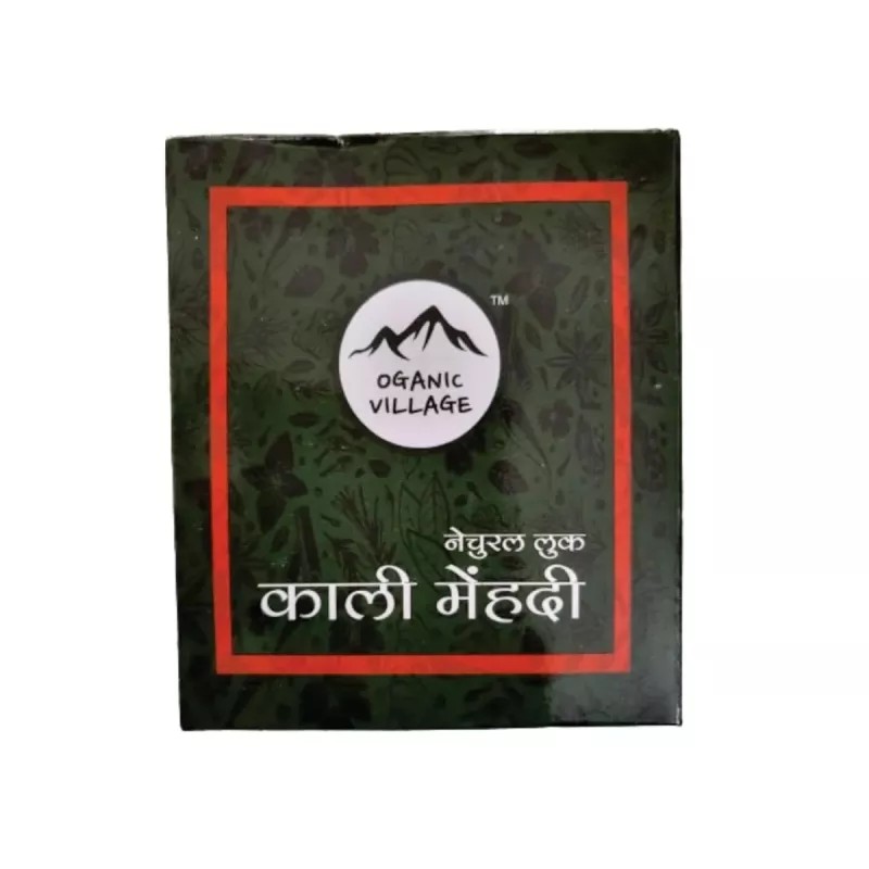 Oganic Village Natural Look Kali Mehandi (80g)