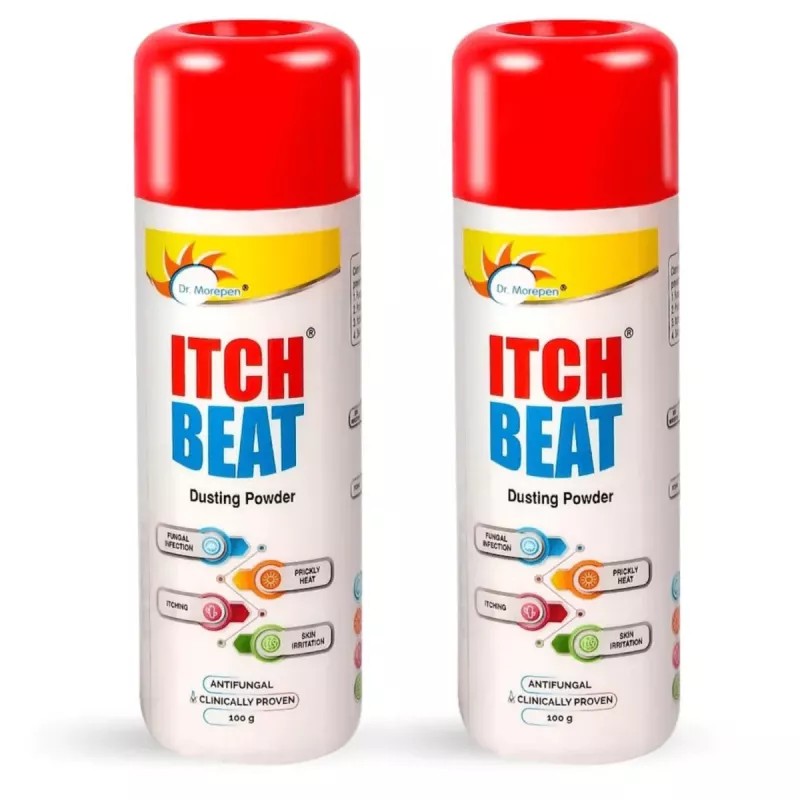 Dr Morepen Itch Beat Antifungal Dusting Powder (100g, Pack of 2)