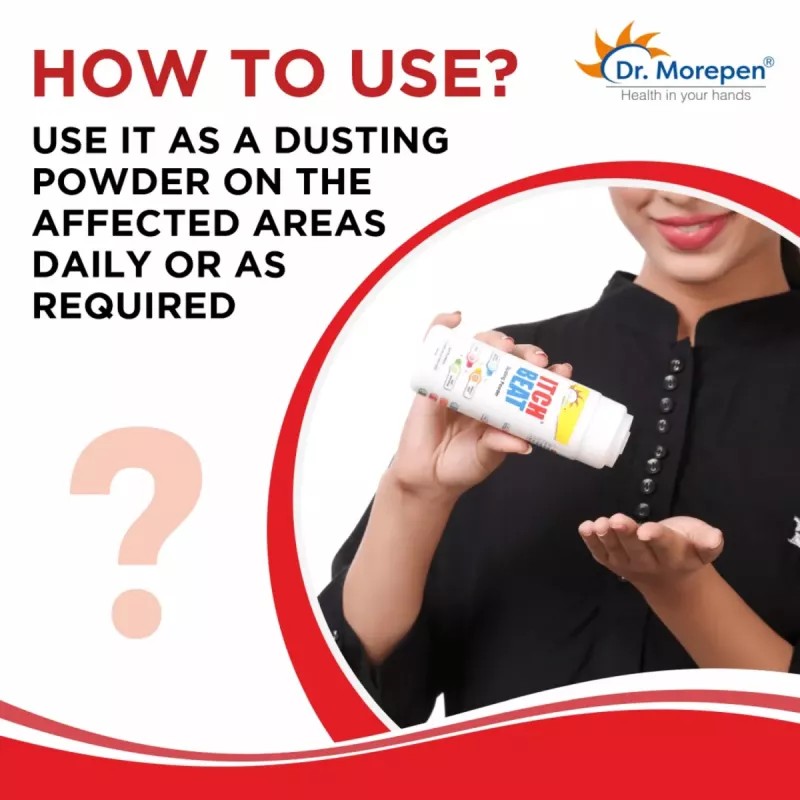 Dr Morepen Itch Beat Antifungal Dusting Powder (100g, Pack of 2)