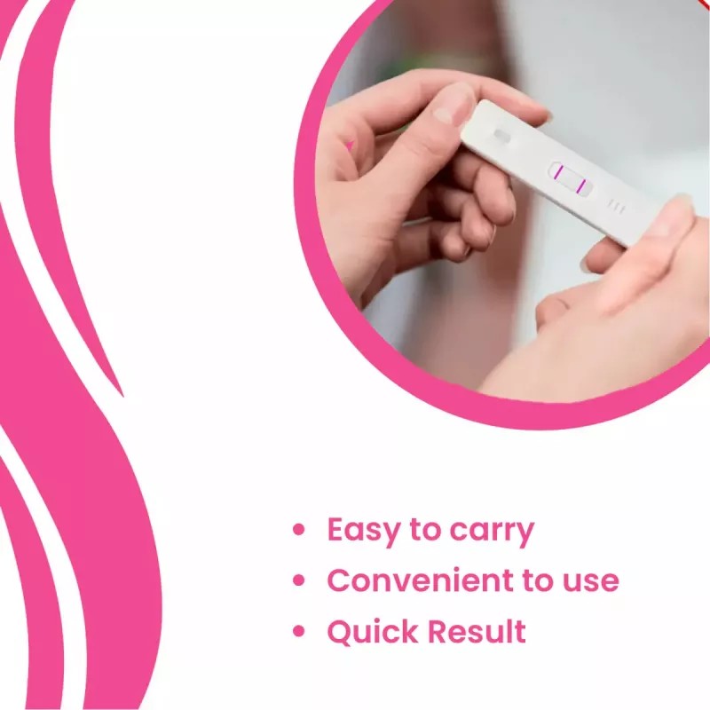Dr Morepen Quickchek Pregnancy Test Kit (1Pack, Pack of 10)