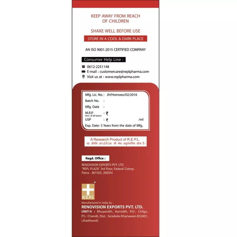 REPL Reno-Liv Syrup (450ml)