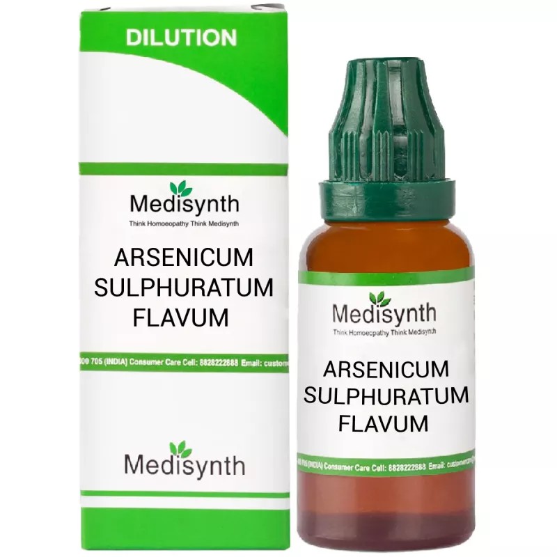Medisynth Arsenicum Sulphuratum Flavum 6 CH (30ml)