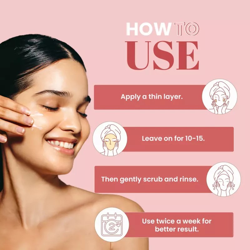 Wild Oak 3 In 1 Multi Effect Cleanser + Scrub + Masque (100g)