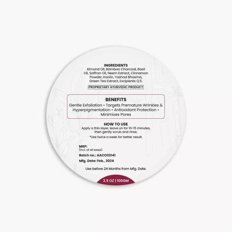 Wild Oak 3 In 1 Multi Effect Cleanser + Scrub + Masque (100g)