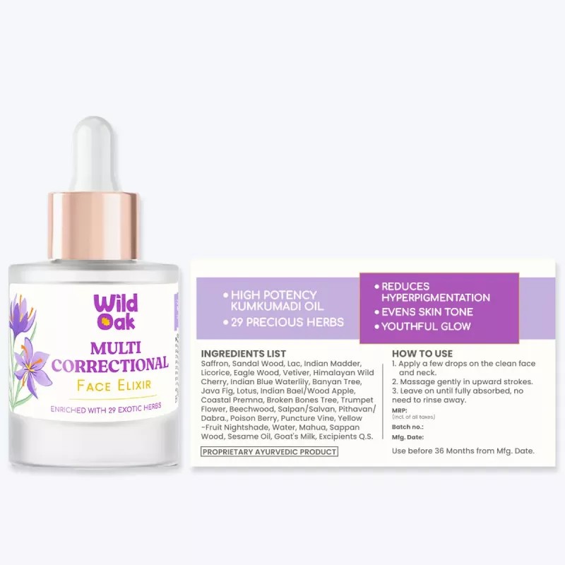 Wild Oak Multi Correctional Face Elixir (20ml)
