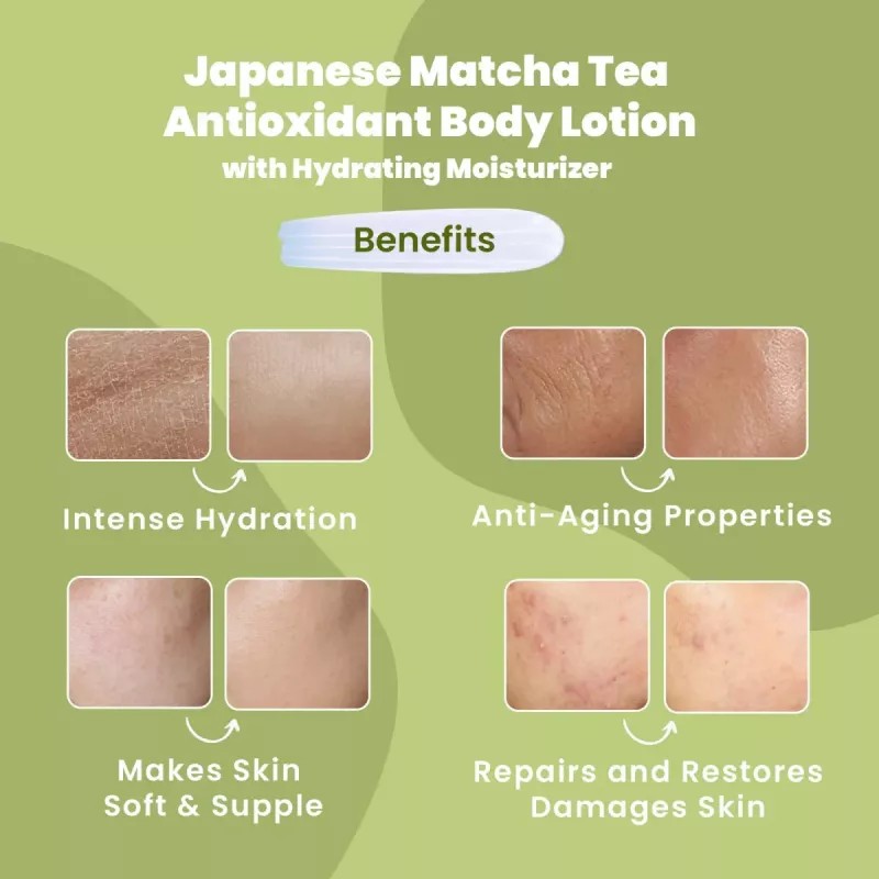 Wild Oak Japanese Matcha Tea Body Lotion (100ml)
