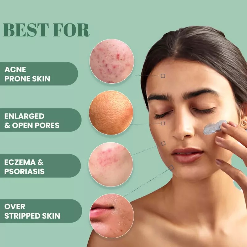 Wild Oak Bamboo Charcoal Face Mask (100g)