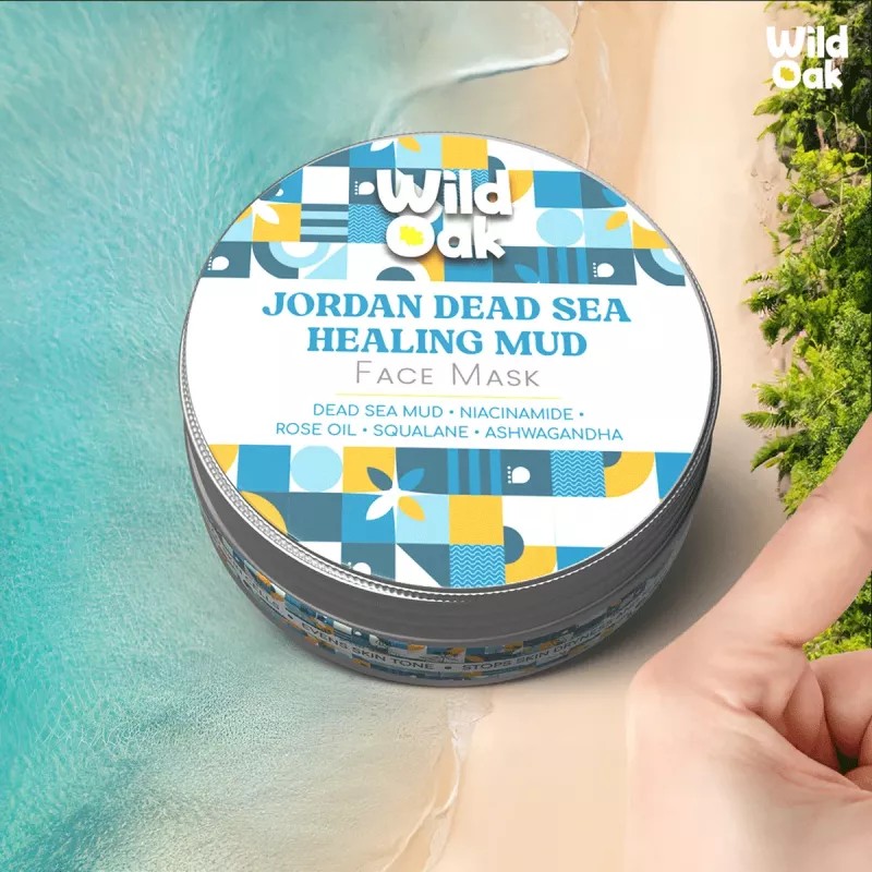 Wild Oak Jordan Dead Sea Healing Mud Face Mask (100g)