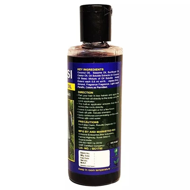 Adivasi Herbal Hair Oil (100ml, Pack of 4)