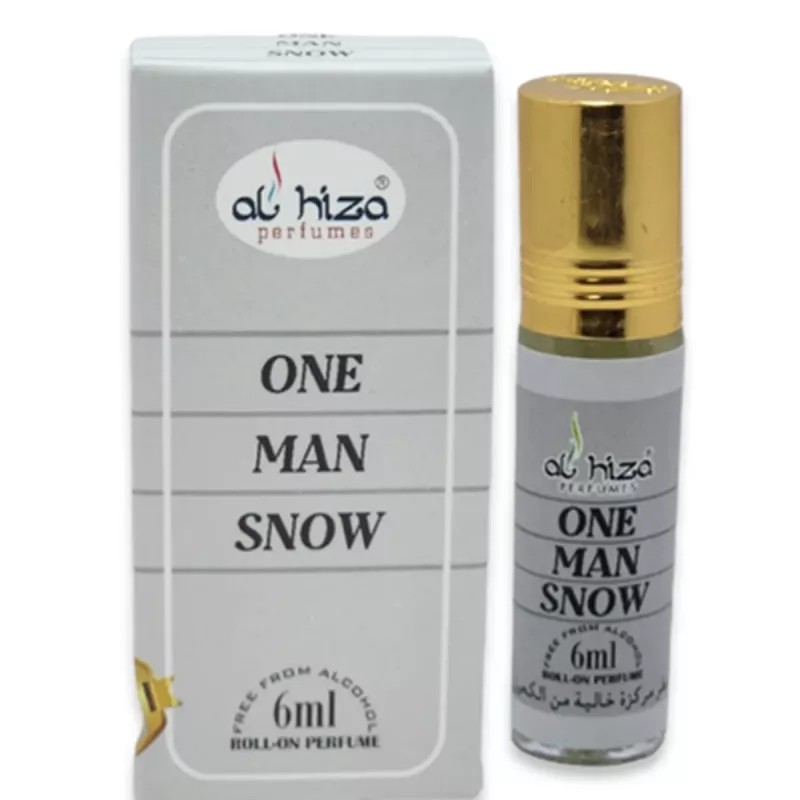 Al Hiza Perfumes One Man Snow Roll-on Perfume Free From Alcohol (6ml)