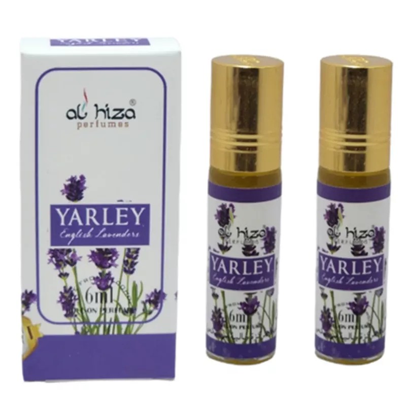 Al Hiza Perfumes Yarley Roll-on Perfume Free From Alcohol (6ml, Pack of 2)