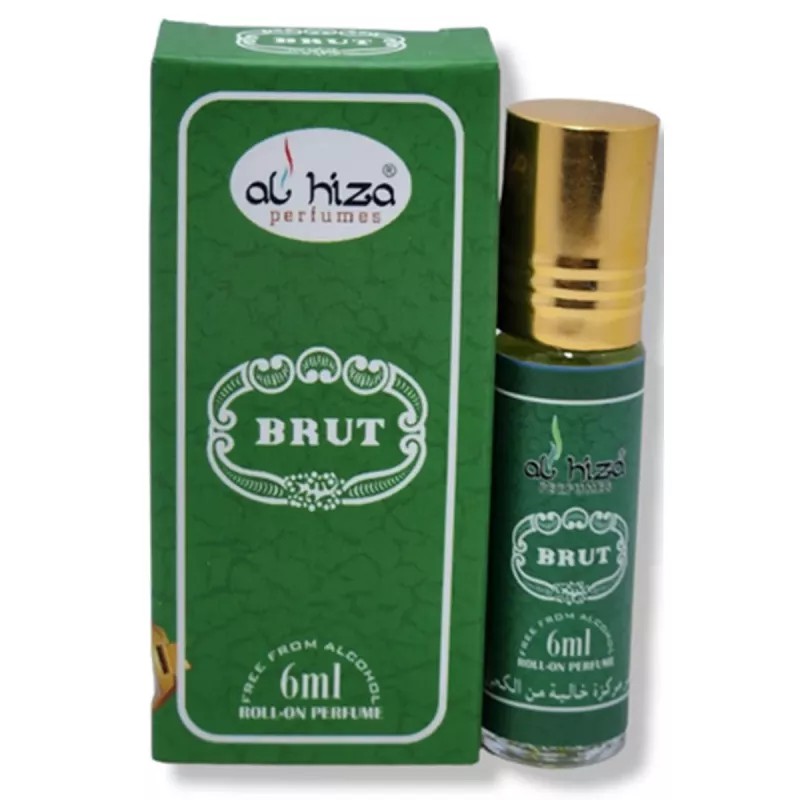 Al Hiza Perfumes Brut Roll-on Perfume Free From Alcohol (6ml)