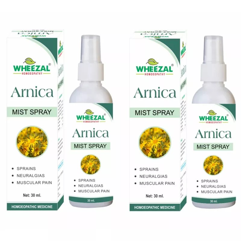 Wheezal Arnica Mist Spray (30ml, Pack of 2)
