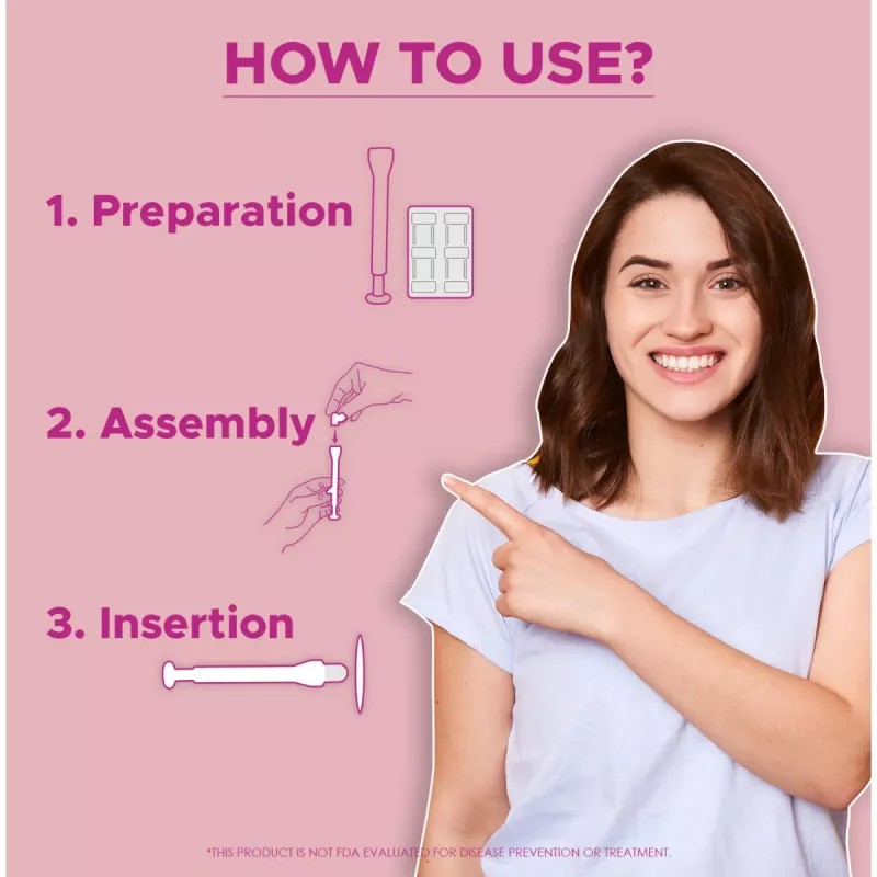 Dharmanis International Vg-3 Tablets For Women (With 2 Applicators) (24tab)