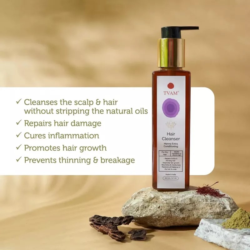 Tvam Hair Cleanser Henna Extra Conditioning (200ml)