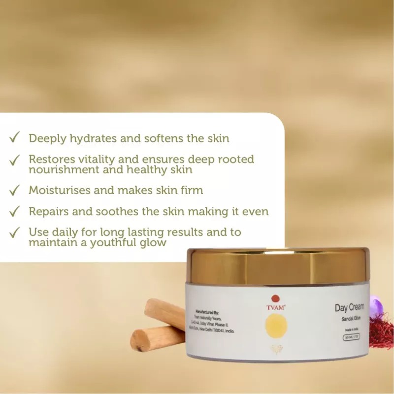 Tvam Day Cream Sandal Olive (50g)