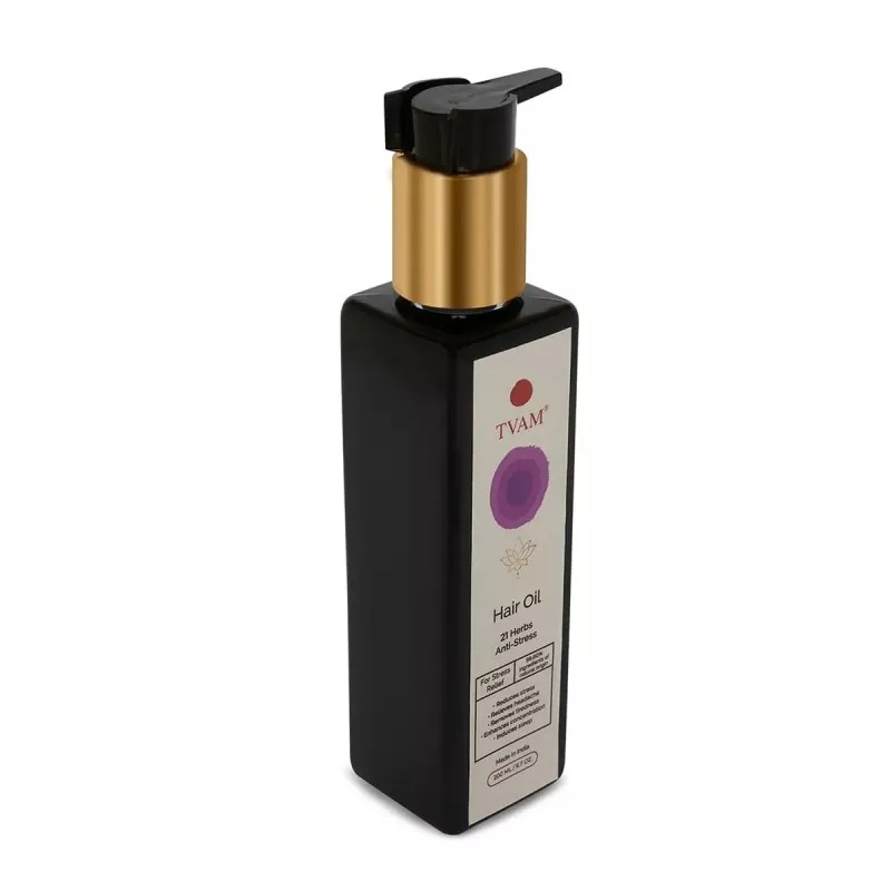 Tvam Hair Oil 21 Herbs Anti-Stress (200ml)
