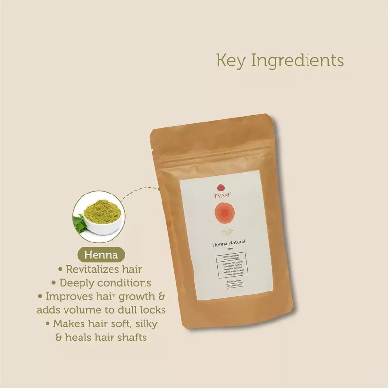 Tvam Henna Natural Powder Pure (100g)