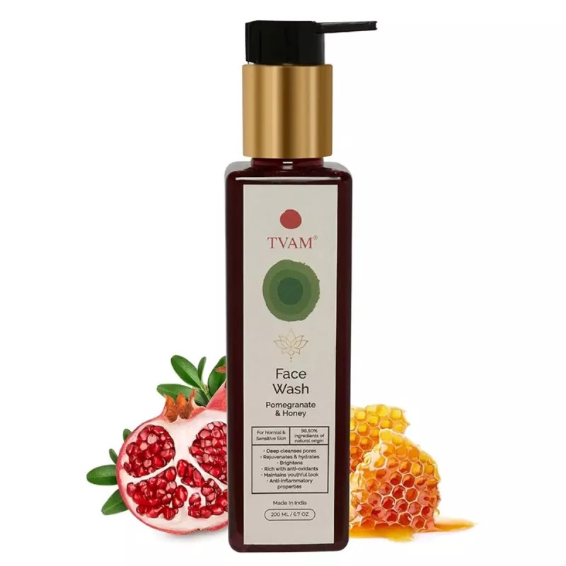 Tvam Face Wash Pomegranate & Honey (200ml)