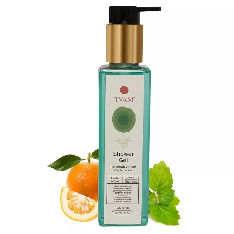 Tvam Shower Gel Patchouli Vetiver Cedarwood (200ml)