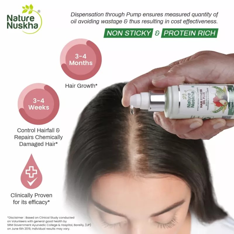 Nature Nuskha Hair Fitness Oil Plus (100ml)