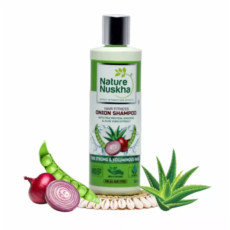 Nature Nuskha Hair Fitness Onion Shampoo (250ml)