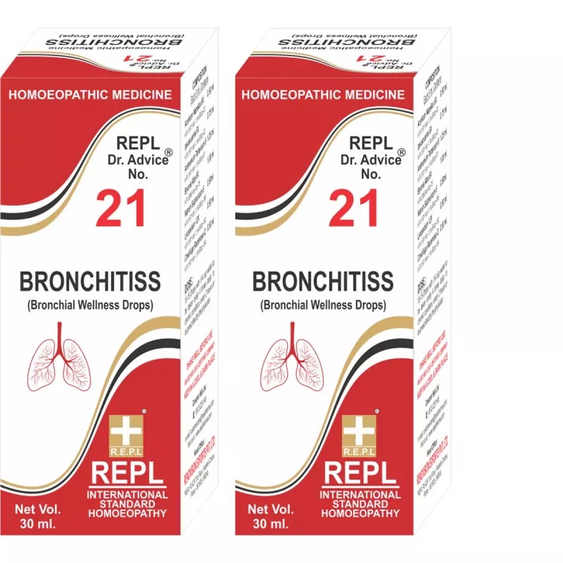 REPL Dr. Advice No 21 (Bronchitiss) (30ml, Pack of 2)