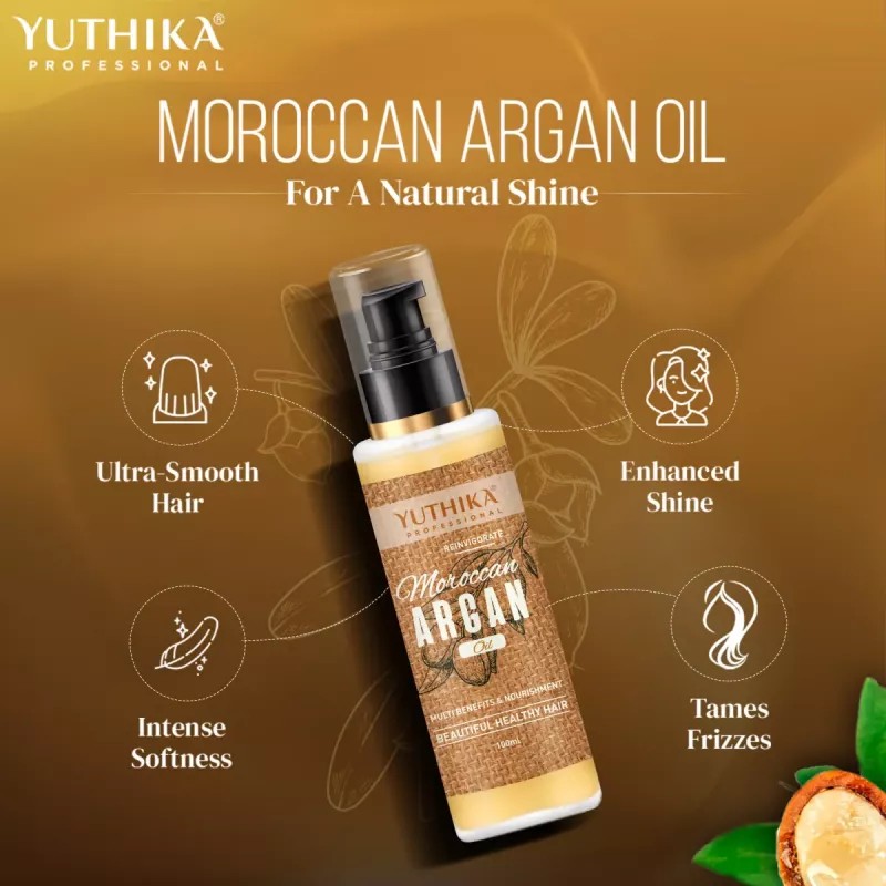 Yuthika Moroccan Argan Hair Oil (100ml)