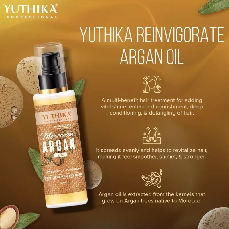 Yuthika Moroccan Argan Hair Oil (100ml)