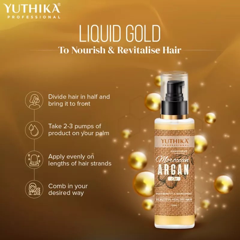 Yuthika Moroccan Argan Hair Oil (100ml)