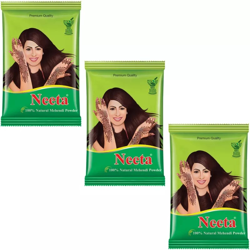 Neeta Mehendi Powder (200g, Pack of 3)