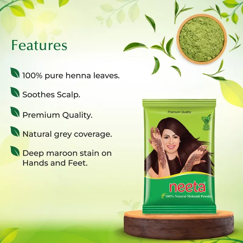 Neeta Mehendi Powder (250g, Pack of 2)