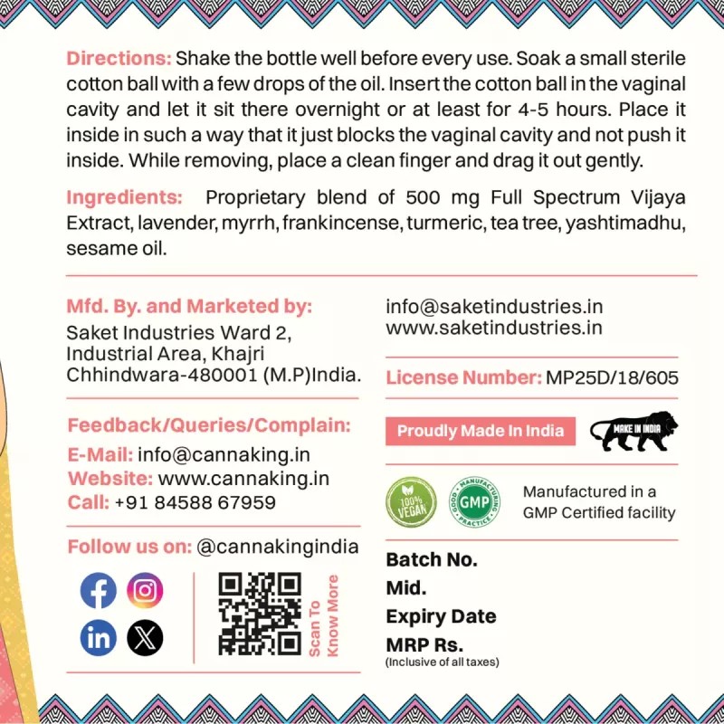 Cannaking V-Care Oil Drops (30ml)