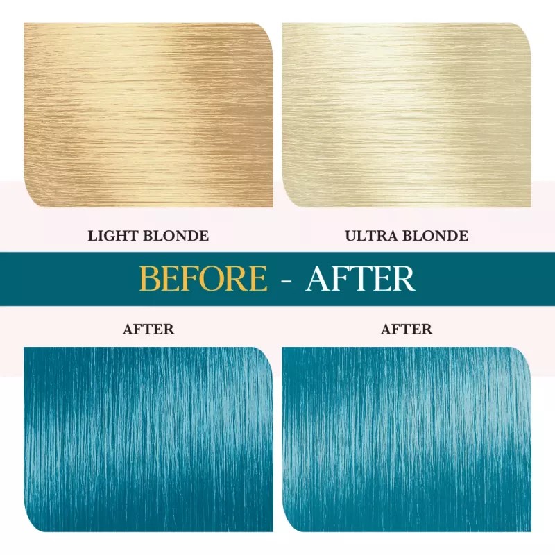 Cosglam Semi Permanent Hair Color (52 Peacock Blue) (120g)
