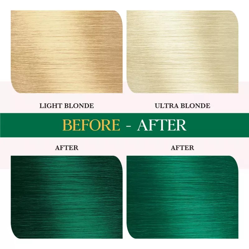 Cosglam Semi Permanent Hair Color (41 Crazy Green) (120g)