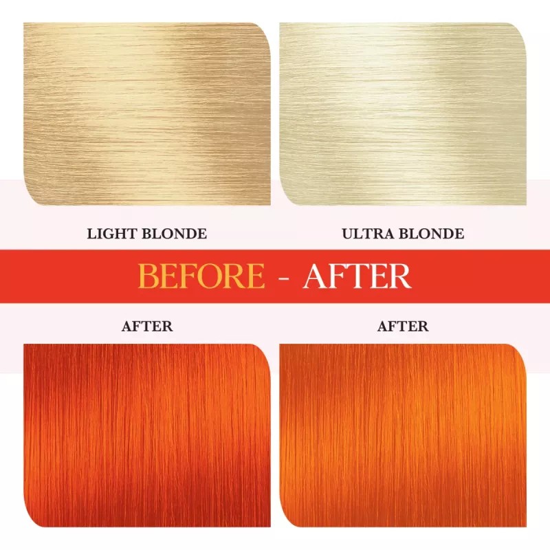 Cosglam Semi Permanent Hair Color (33 Vibrant Orange) (120g)