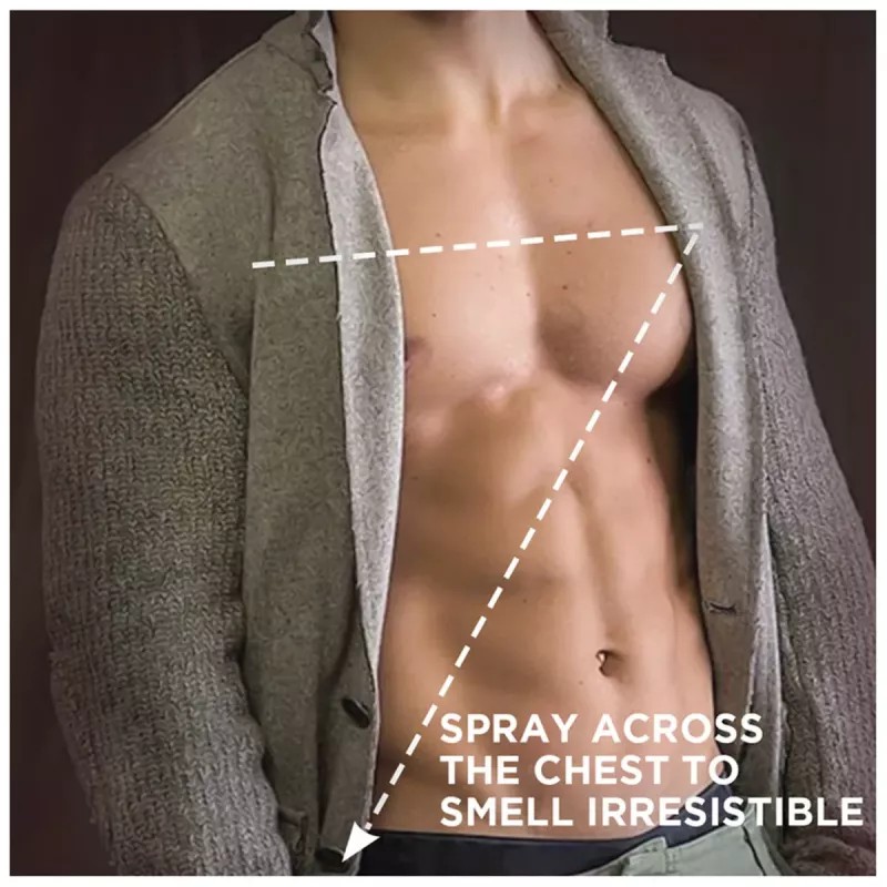 LA French Black Leather Extra Long Lasting Body Spray For Men (150ml)