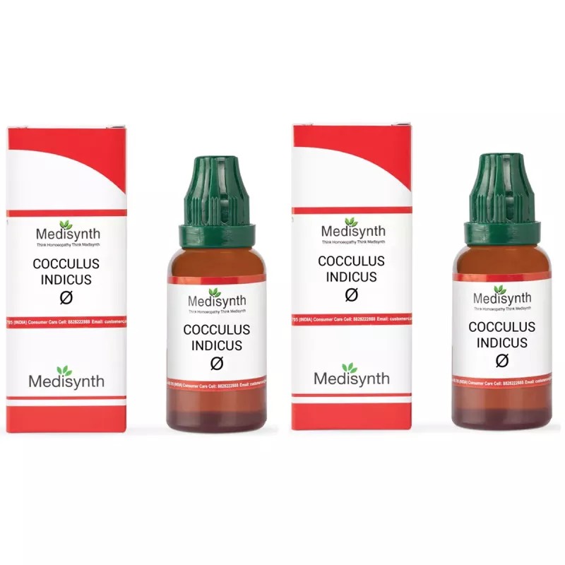Medisynth Cocculus Indicus 1X (Q) (30ml, Pack of 2)